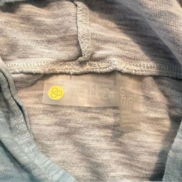 Zella Girls Tie Dye Blue and White Swim Cover Up Girls Small (7-8) - Picture 3 of 3